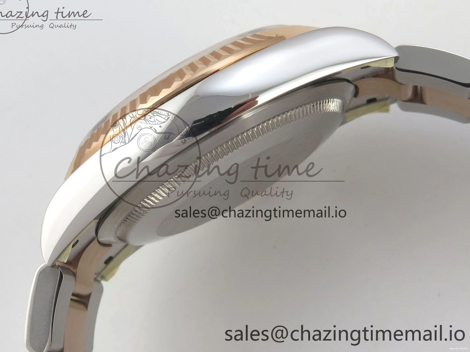 0415 DateJust 36 SS RG ARF 1:1 Best Edition 904L Steel White Stick Dial on Oyster Bracelet SH FashionForward 84